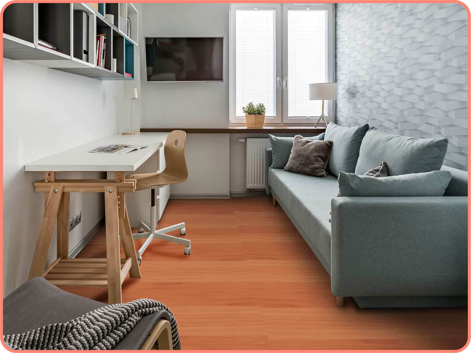 桔霞紅棕｜dH精選 G-pro精品地板(連工帶料)